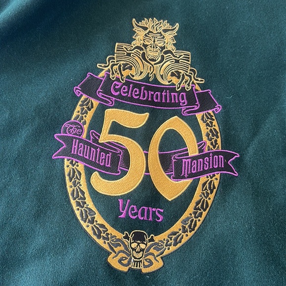 NWT RARE LE 50th anniversary Haunted Mansion Varsity Jacket size unisex Large - Picture 10 of 10